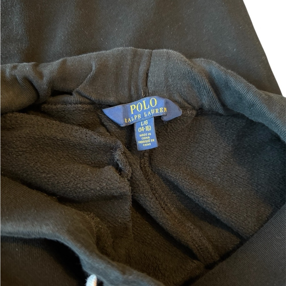 Polo Ralph Lauren Black Joggers with Red Logo - Picture 3 of 5